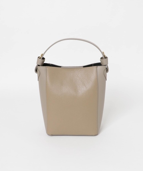 MARCO BIANCHINI（マルコビアンチーニ）の「MARCO BIANCHINI　2WAYバケツ型バッグ（ショルダーバッグ・レディース・グレー系その他/ブラック/グリーン・ONE）」の13枚目の写真
