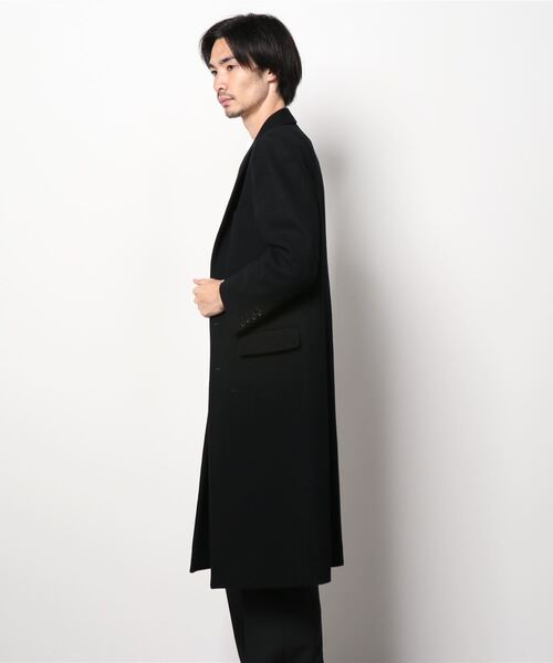 LITTLEBIG（リトルビッグ）の「LITTLEBIG 3B Chester Field Coat (LB213-CT04)（チェスターコート・メンズ・ブラック・44/46）」の2枚目の写真