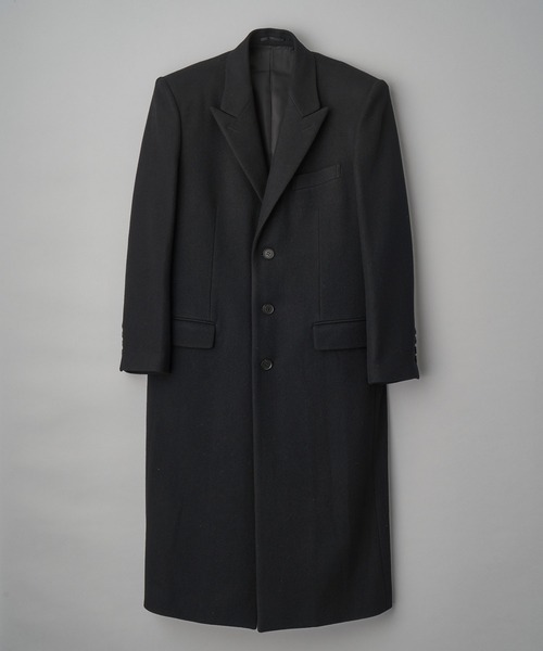 LITTLEBIG（リトルビッグ）の「LITTLEBIG 3B Chester Field Coat (LB213-CT04)（チェスターコート・メンズ・ブラック・44/46）」の7枚目の写真