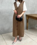 un dix cors(アンディコール)の「ワンピース/ドレス(ジャンパースカート)」