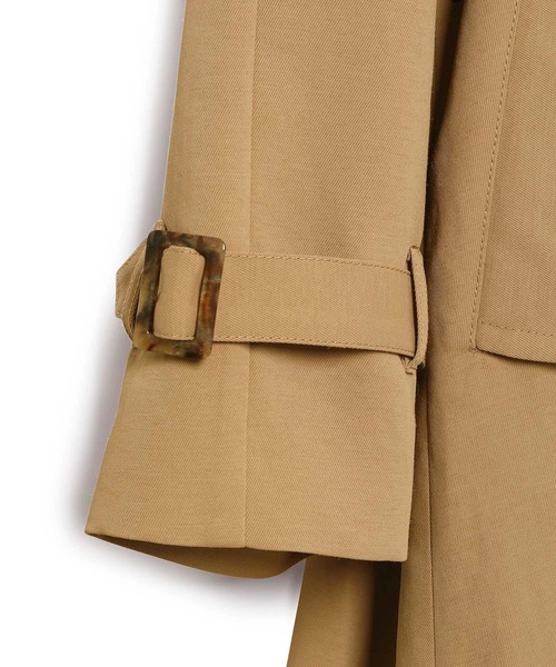 MADEMOISELLE ROPE'（マドモアゼル ロペ）の「オーバーライトトレンチコート（トレンチコート・レディース・グレー/ベージュ・38）」の21枚目の写真