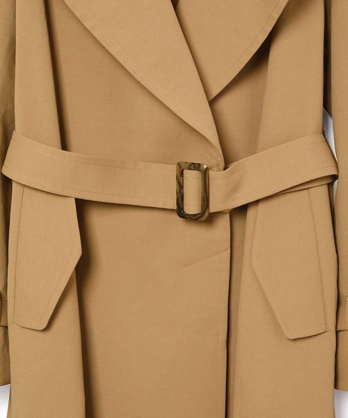 MADEMOISELLE ROPE'（マドモアゼル ロペ）の「オーバーライトトレンチコート（トレンチコート・レディース・グレー/ベージュ・38）」の12枚目の写真