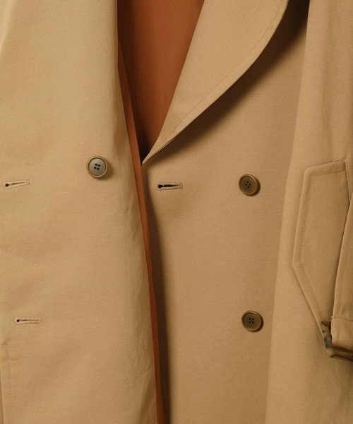 MADEMOISELLE ROPE'（マドモアゼル ロペ）の「オーバーライトトレンチコート（トレンチコート・レディース・グレー/ベージュ・38）」の7枚目の写真