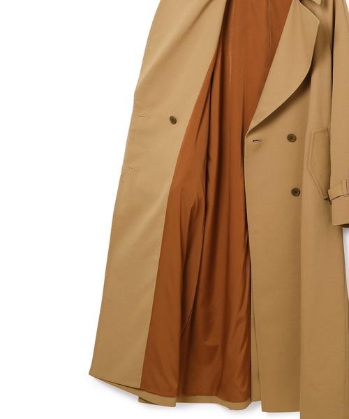 MADEMOISELLE ROPE'（マドモアゼル ロペ）の「オーバーライトトレンチコート（トレンチコート・レディース・グレー/ベージュ・38）」の16枚目の写真