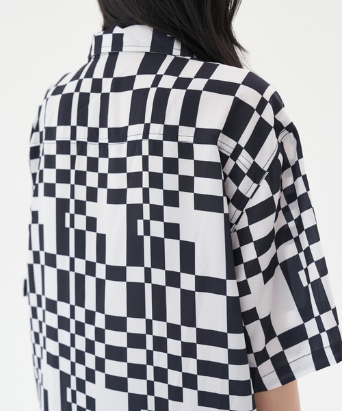 FEKETE(フェケテ)の「FEKETE MADE OPEN COLLAR CHEES SHIRT(シャツ/ブラウス・メンズ・ホワイト×ブラック・FREE)」の12枚目の写真