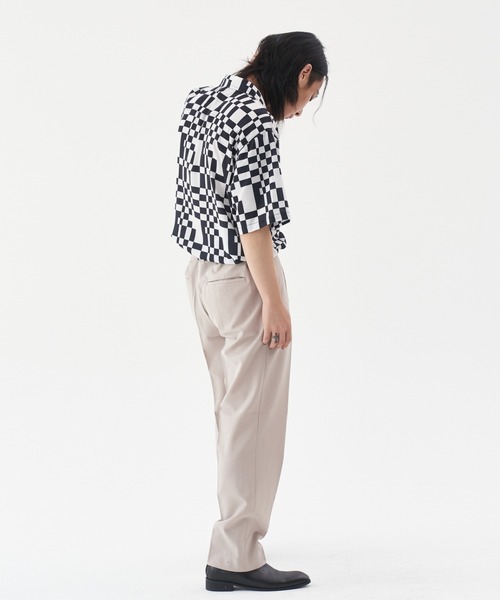 FEKETE(フェケテ)の「FEKETE MADE OPEN COLLAR CHEES SHIRT(シャツ/ブラウス・メンズ・ホワイト×ブラック・FREE)」の3枚目の写真