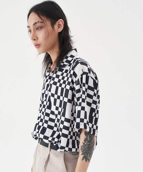 FEKETE(フェケテ)の「FEKETE MADE OPEN COLLAR CHEES SHIRT(シャツ/ブラウス・メンズ・ホワイト×ブラック・FREE)」の19枚目の写真