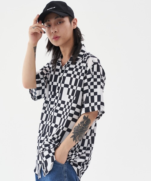 FEKETE(フェケテ)の「FEKETE MADE OPEN COLLAR CHEES SHIRT(シャツ/ブラウス・メンズ・ホワイト×ブラック・FREE)」の13枚目の写真