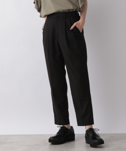 LOWRYS FARM(ローリーズファーム)の「ラクビテーパードパンツ2 959210(その他パンツ・レディース・アイボリー/ブラック/ボルドー/ブラック系その他・SMALL/MEDIUM/LARGE)」の3枚目の写真