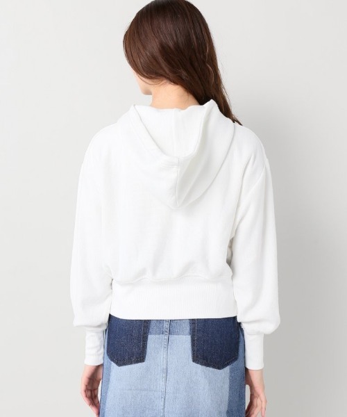 Simplicite(サンプリシテ)の「S センターロゴZIP パーカー(パーカー・レディース・ホワイト/オレンジ系その他・FREE)」の7枚目の写真