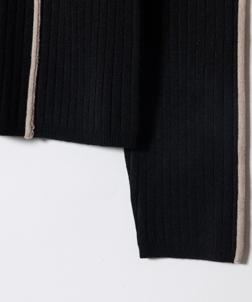 LAYMEE（レイミー）の「Frame knit / フレームニット（ニット/セーター・レディース・ブラック/ピンク/ネイビー・FREE）」の14枚目の写真