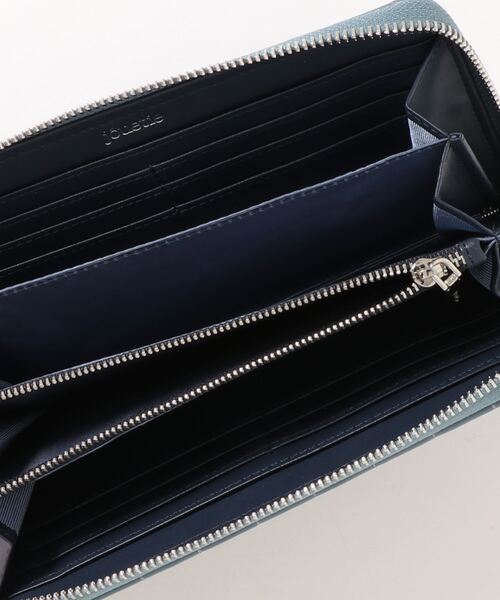 jouetie（ジュエティ）の「【jouetie/ジュエティ】　ストライプステッチ　ラウンドZIP長財布（財布・レディース・ピンク/オリーブ/ブラック/カーキ/ワイン/ダークブルー/アイボリー/ベージュ/ダークグリーン/ターコイズブルー/ブルー系その他・FREE）」の20枚目の写真