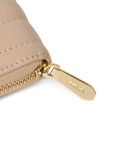 jouetie（ジュエティ）の「【jouetie/ジュエティ】　ストライプステッチ　ラウンドZIP長財布（財布・レディース・ピンク/オリーブ/ブラック/カーキ/ワイン/ダークブルー/アイボリー/ベージュ/ダークグリーン/ターコイズブルー/ブルー系その他・FREE）」の12枚目の写真