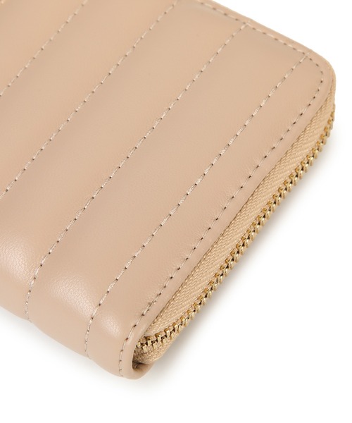 jouetie（ジュエティ）の「【jouetie/ジュエティ】　ストライプステッチ　ラウンドZIP長財布（財布・レディース・ピンク/オリーブ/ブラック/カーキ/ワイン/ダークブルー/アイボリー/ベージュ/ダークグリーン/ターコイズブルー/ブルー系その他・FREE）」の22枚目の写真