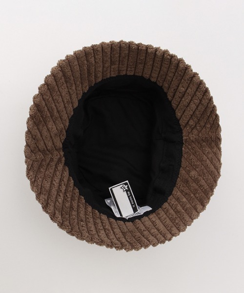 X-girl Stages（エックスガールステージス）の「コールテンバケットハット（ハット・キッズ・ブラウン/アイボリー・FREE）」の9枚目の写真