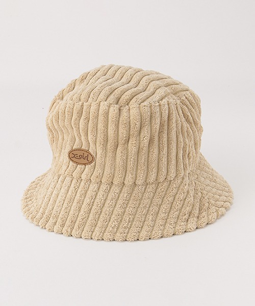 X-girl Stages（エックスガールステージス）の「コールテンバケットハット（ハット・キッズ・ブラウン/アイボリー・FREE）」の21枚目の写真