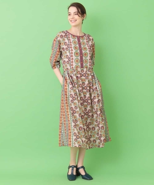 Ocioso プリントワンピース ワンピース Jocomomola ホコモモラ のファッション通販 Zozotown