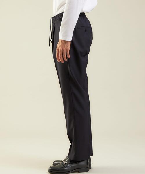 green label relaxing（グリーンレーベルリラクシング）の「OLT＜REDA ACTIVE×green label relaxing＞トロ無地 01 イージーパンツ（スラックス・メンズ・ダークブラウン/ダークグレー/ネイビー・M/L/XL/S）」の6枚目の写真