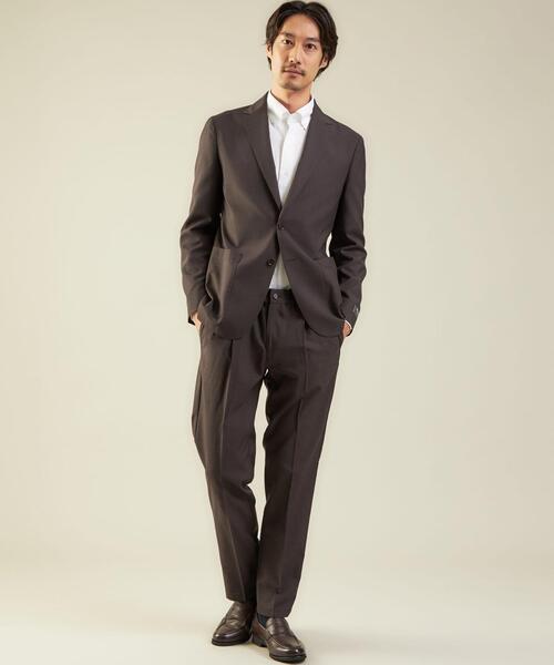 green label relaxing（グリーンレーベルリラクシング）の「OLT＜REDA ACTIVE×green label relaxing＞トロ無地 01 イージーパンツ（スラックス・メンズ・ダークブラウン/ダークグレー/ネイビー・M/L/XL/S）」の12枚目の写真