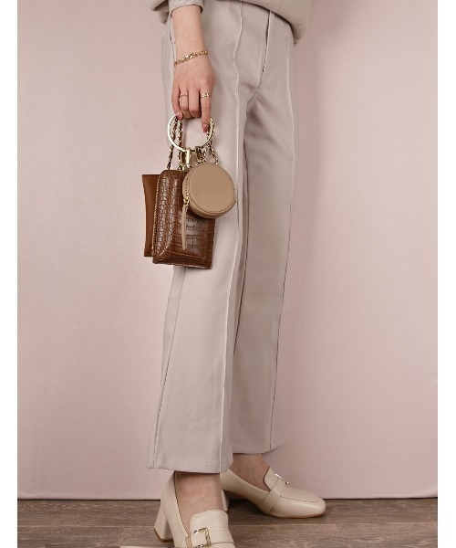 MONICA（モニカ）の「カードケースポーチ3連マルチチェーンショルダーバッグ（ショルダーバッグ・レディース・ブラック/キャメル/グレイッシュベージュ・FREE）」の12枚目の写真