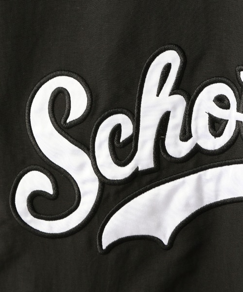 schott（ショット）の「【WEB LIMITED】Schott/ショット/AWARD PULLOVER JACKET/ナイロン プルオーバー ジャケット（ナイロンジャケット・メンズ・ブラック/ダークグリーン・MEDIUM/LARGE/X-LARGE/XX-LARGE）」の8枚目の写真