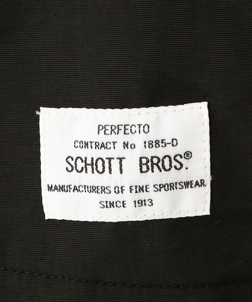 schott（ショット）の「【WEB LIMITED】Schott/ショット/AWARD PULLOVER JACKET/ナイロン プルオーバー ジャケット（ナイロンジャケット・メンズ・ブラック/ダークグリーン・MEDIUM/LARGE/X-LARGE/XX-LARGE）」の17枚目の写真
