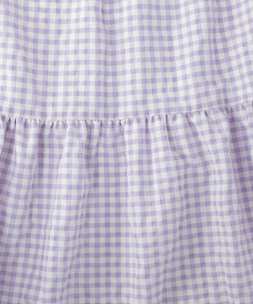 低身長向けアイテム Studio Web限定 ギンガムキャミワンピース ワンピース Studio ワンピース Clip スタディオクリップ のファッション