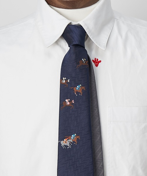 giraffe（ジラフ）の「【 ネクタイ専門店 giraffe 】 競馬タイ シルク