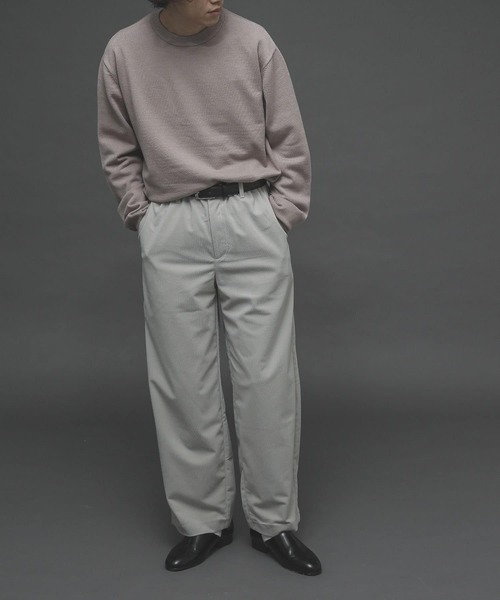 SENSE OF PLACE by URBAN RESEARCH（センスオブプレイスバイアーバンリサーチ）の「ストレッチクルーネックセーター（ニット/セーター・メンズ・ブルー/ブラウン/アイボリー/ライトベージュ/ブラック/ミント・LARGE/MEDIUM）」の9枚目の写真