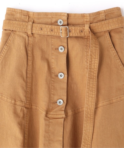 FREE'S MART（フリーズマート）の「【Sシリーズ対応】ヨークフレアデニムスカート（スカート・レディース・ホワイト系その他/ベージュ系その他/ダークネイビー・SMALL/MEDIUM）」の14枚目の写真