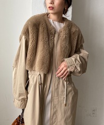 CAPRICIEUX LE'MAGE | ファードッキングモッズコート(モッズコート)