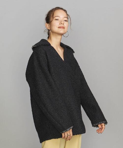 J.C.M（ジェーシーエム）の「＜J.C.M＞スキッパー プルオーバー（Tシャツ/カットソー・レディース・ブラック・38）」の4枚目の写真