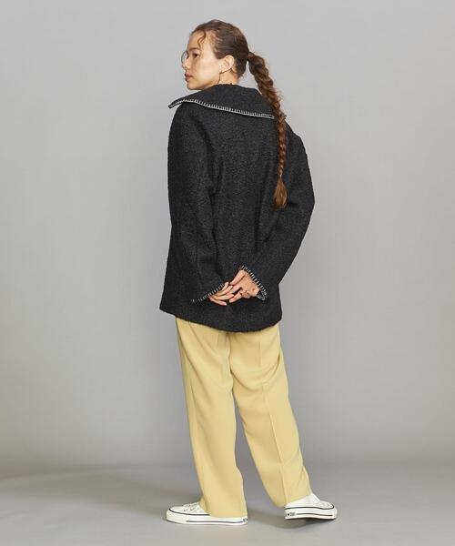 J.C.M（ジェーシーエム）の「＜J.C.M＞スキッパー プルオーバー（Tシャツ/カットソー・レディース・ブラック・38）」の2枚目の写真