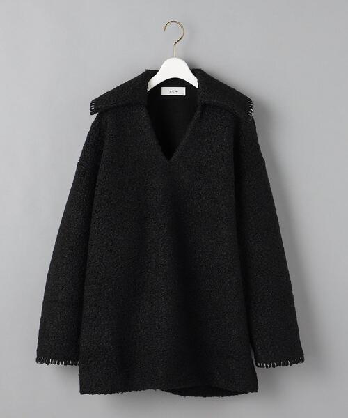 J.C.M（ジェーシーエム）の「＜J.C.M＞スキッパー プルオーバー（Tシャツ/カットソー・レディース・ブラック・38）」の8枚目の写真