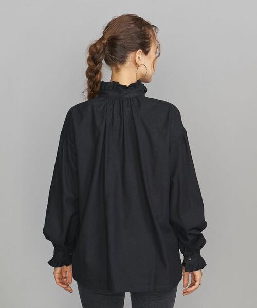 The Duchess Designs（ダッチェス・デザイン）の「＜The Duchess Designs＞フリルブラウス◆（シャツ/ブラウス・レディース・ブラック/オフホワイト・34）」の8枚目の写真