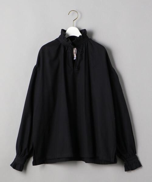 The Duchess Designs（ダッチェス・デザイン）の「＜The Duchess Designs＞フリルブラウス◆（シャツ/ブラウス・レディース・ブラック/オフホワイト・34）」の13枚目の写真