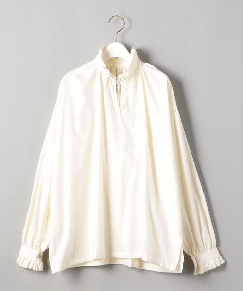 The Duchess Designs（ダッチェス・デザイン）の「＜The Duchess Designs＞フリルブラウス◆（シャツ/ブラウス・レディース・ブラック/オフホワイト・34）」の16枚目の写真