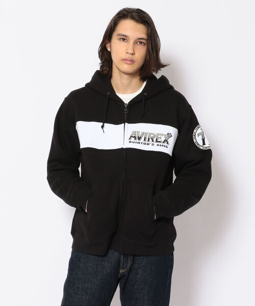 AVIREX(アヴィレックス)の「ヴァーシティ ビッグ パーカー アヴィエーター キングス / VARSITY BIG PARKA AVIATOR'S KING / アヴィレックス / AVIREX(パーカー・メンズ・イエロー/カモフラージュ/ブラック・XX-LARGE/LARGE/X-LARGE/MEDIUM)」の4枚目の写真