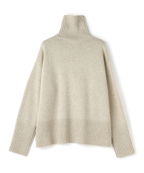 N.O.R.C by the line（ノークバイザライン）の「ウールカシミヤタートルネック（ニット/セーター・レディース・ブラック/ピンク/オフホワイト/アッシュブラウン/ベージュ/トップグレー・L/M/S）」の12枚目の写真