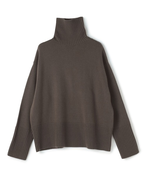 N.O.R.C by the line（ノークバイザライン）の「ウールカシミヤタートルネック（ニット/セーター・レディース・ブラック/ピンク/オフホワイト/アッシュブラウン/ベージュ/トップグレー・L/M/S）」の7枚目の写真