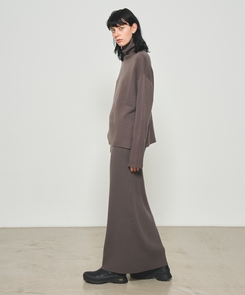 N.O.R.C by the line（ノークバイザライン）の「ウールカシミヤタートルネック（ニット/セーター・レディース・ブラック/ピンク/オフホワイト/アッシュブラウン/ベージュ/トップグレー・L/M/S）」の17枚目の写真