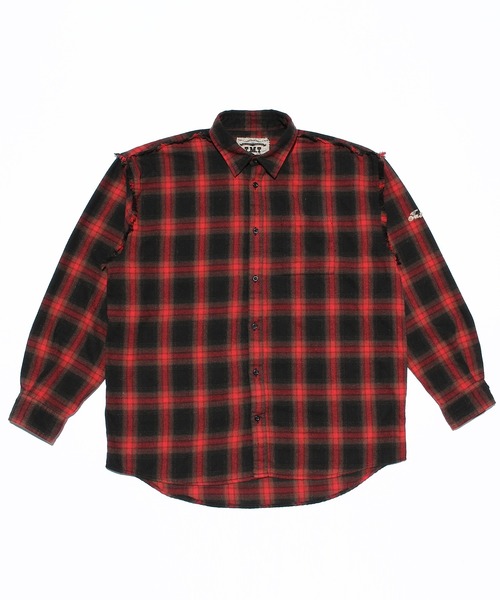 FRINGE OMBLE CHECK SHIRTS
