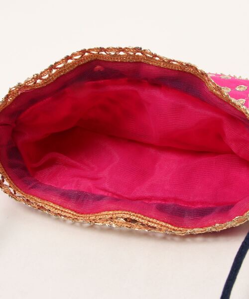 NE QUITTEZ PAS!（ヌキテパ）の「【 ne Quittez pas / ヌキテパ 】ドット刺繍巾着バッグ 012021GZ5 LCF（ハンドバッグ・レディース・ライトブルー/グリーン/ピンク・FREE）」の6枚目の写真