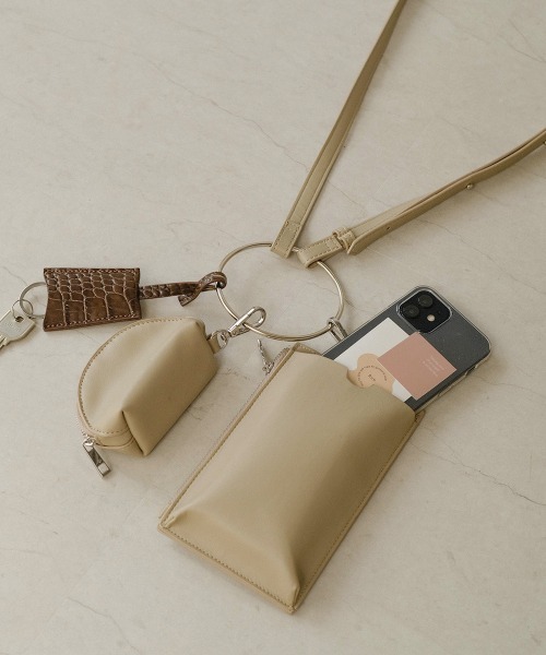 Bab（バブ）の「【WEB限定】リングハンドルマルチショルダーバッグ（ショルダーバッグ・レディース・ブラック/ベージュ/ブラウン・ONESIZE）」の3枚目の写真