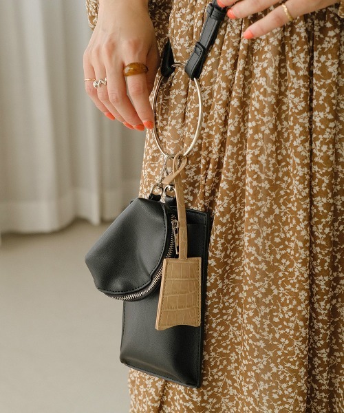 Bab（バブ）の「【WEB限定】リングハンドルマルチショルダーバッグ（ショルダーバッグ・レディース・ブラック/ベージュ/ブラウン・ONESIZE）」の2枚目の写真