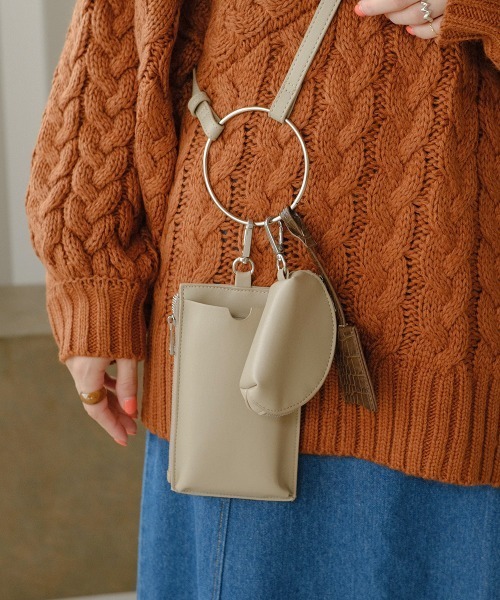 Bab（バブ）の「【WEB限定】リングハンドルマルチショルダーバッグ（ショルダーバッグ・レディース・ブラック/ベージュ/ブラウン・ONESIZE）」の11枚目の写真