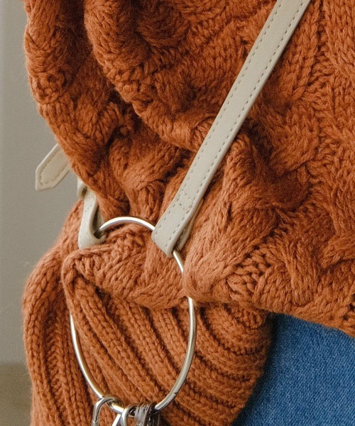 Bab（バブ）の「【WEB限定】リングハンドルマルチショルダーバッグ（ショルダーバッグ・レディース・ブラック/ベージュ/ブラウン・ONESIZE）」の10枚目の写真