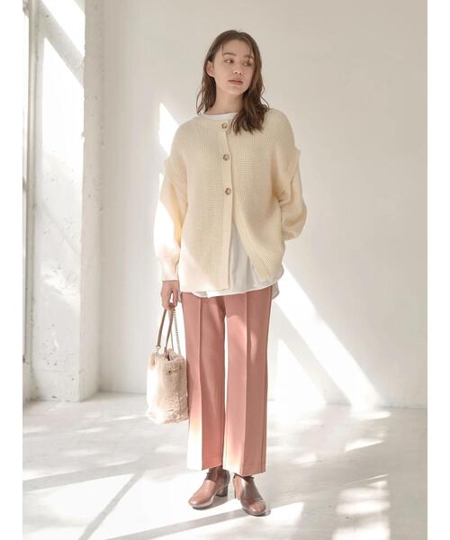 earth music&ecology(アースミュージックアンドエコロジー)の「ファー巾着バッグ *(ハンドバッグ・レディース・ブラウン/ピンク/アイボリー・FREE)」の20枚目の写真