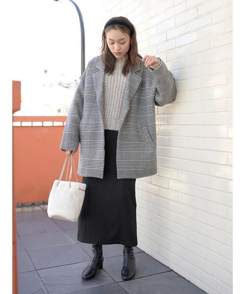 earth music&ecology(アースミュージックアンドエコロジー)の「ファー巾着バッグ *(ハンドバッグ・レディース・ブラウン/ピンク/アイボリー・FREE)」の21枚目の写真