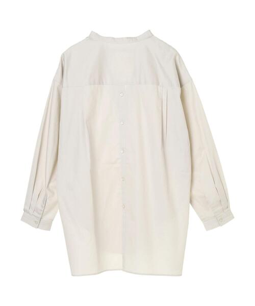 AMERICAN HOLIC(アメリカンホリック)の「綿サテンスキッパーバックボタンシャツ(シャツ/ブラウス・レディース・サックスブルー/アイボリー/キャメル・M/L)」の17枚目の写真